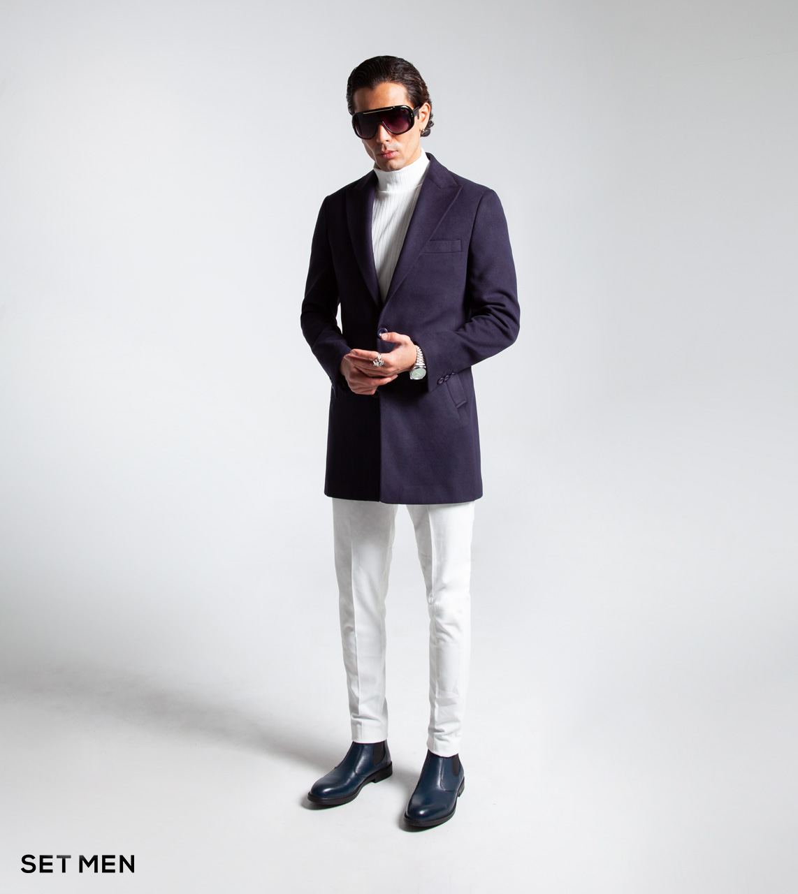 پالتو یقه بلیزر مردانه