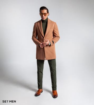 پالتو یقه بلیزر مردانه