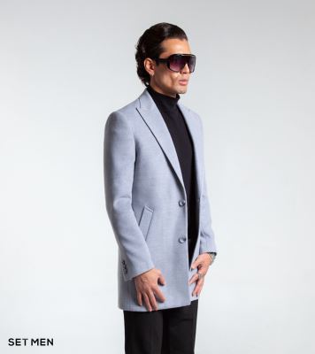 پالتو یقه بلیزر مردانه