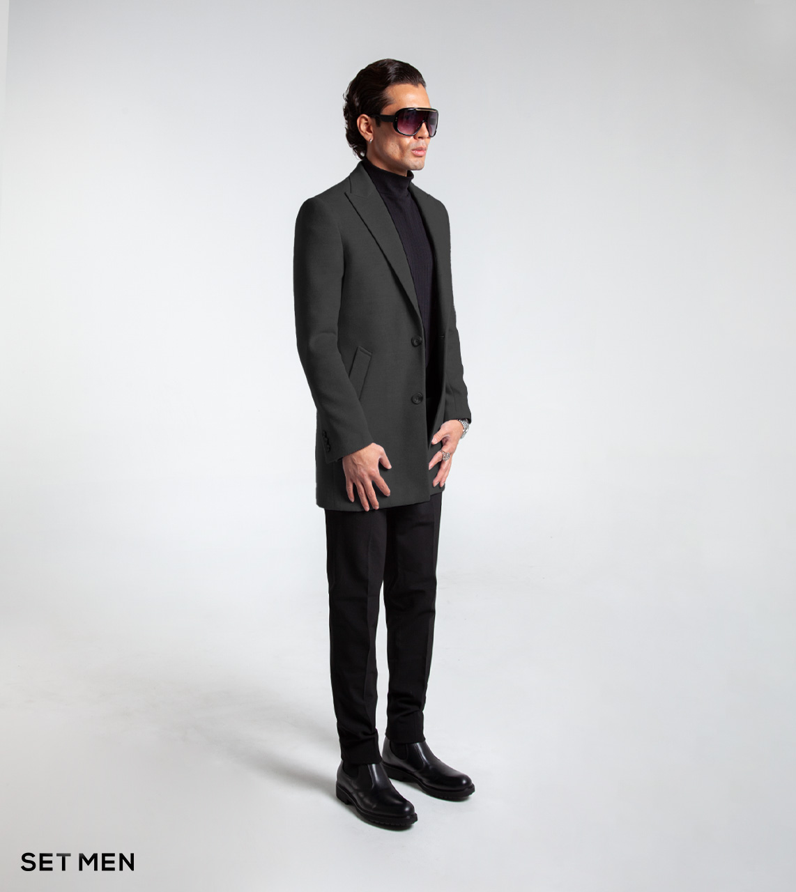 پالتو یقه بلیزر مردانه