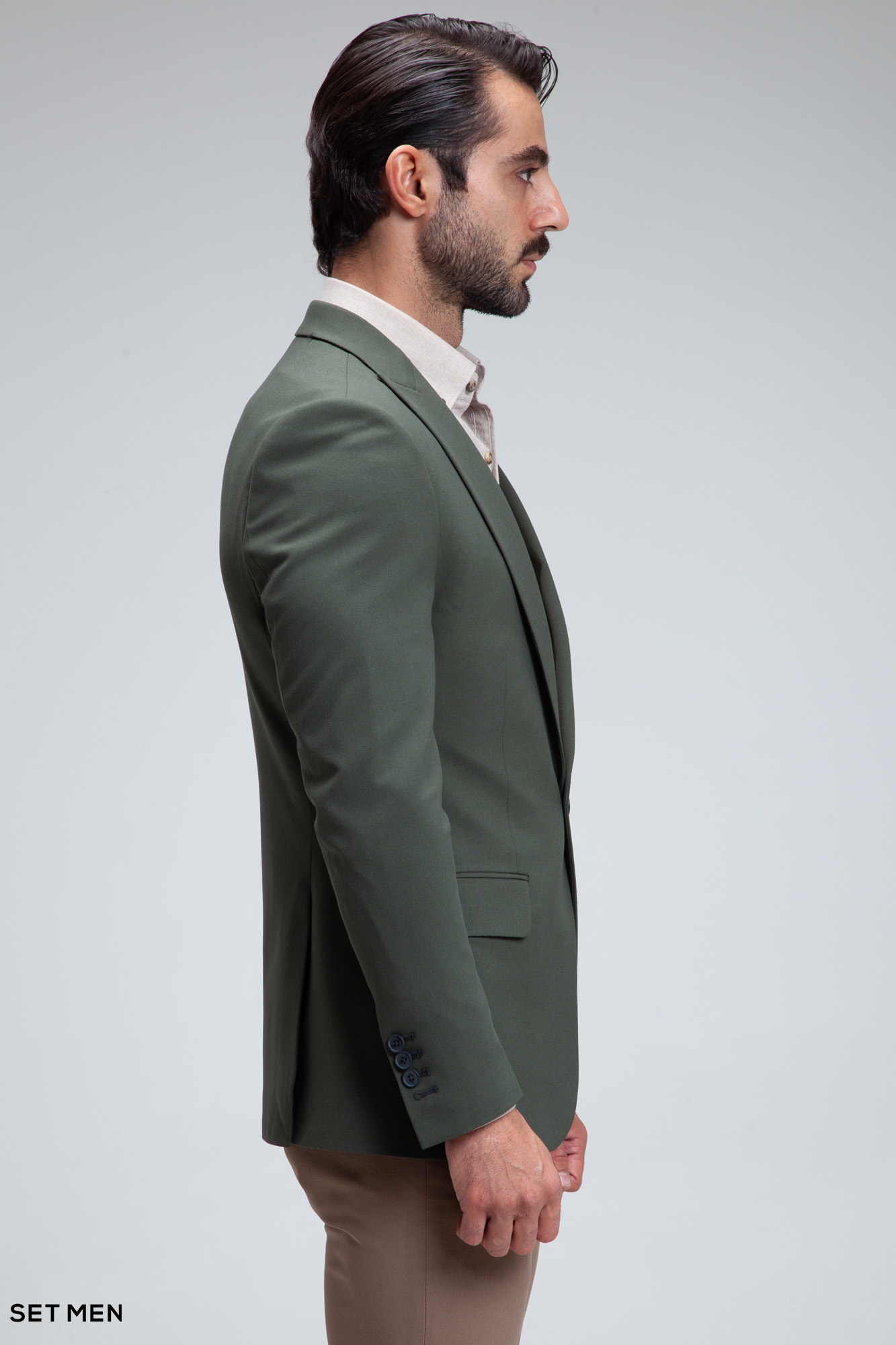 کت تک مردانه یقه بلیزر