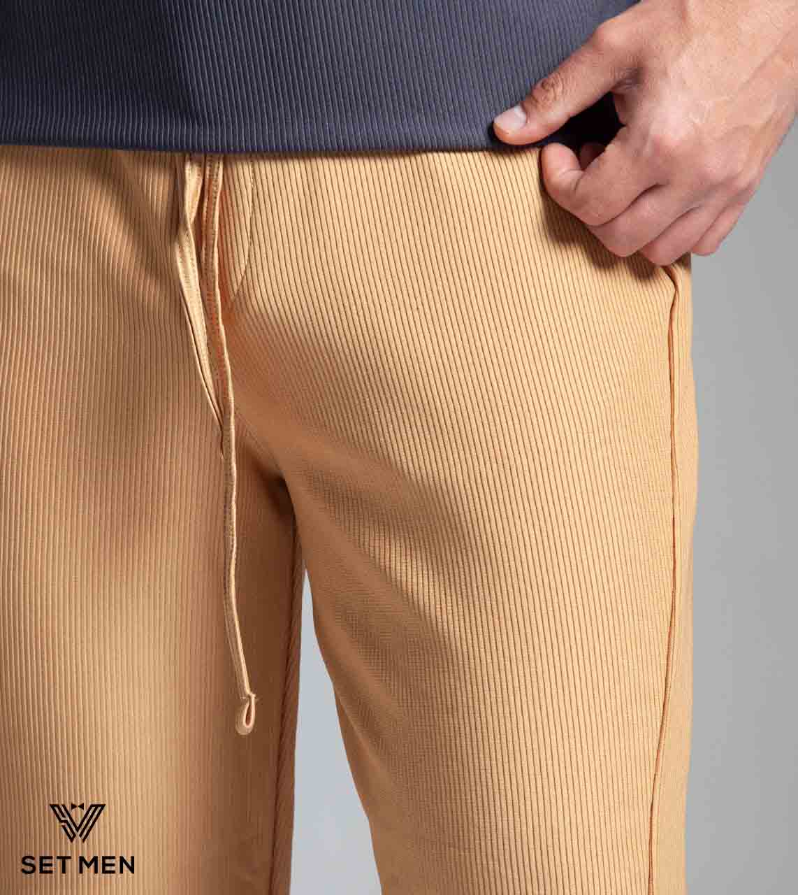 شلوار اسلش لینن کبریتی