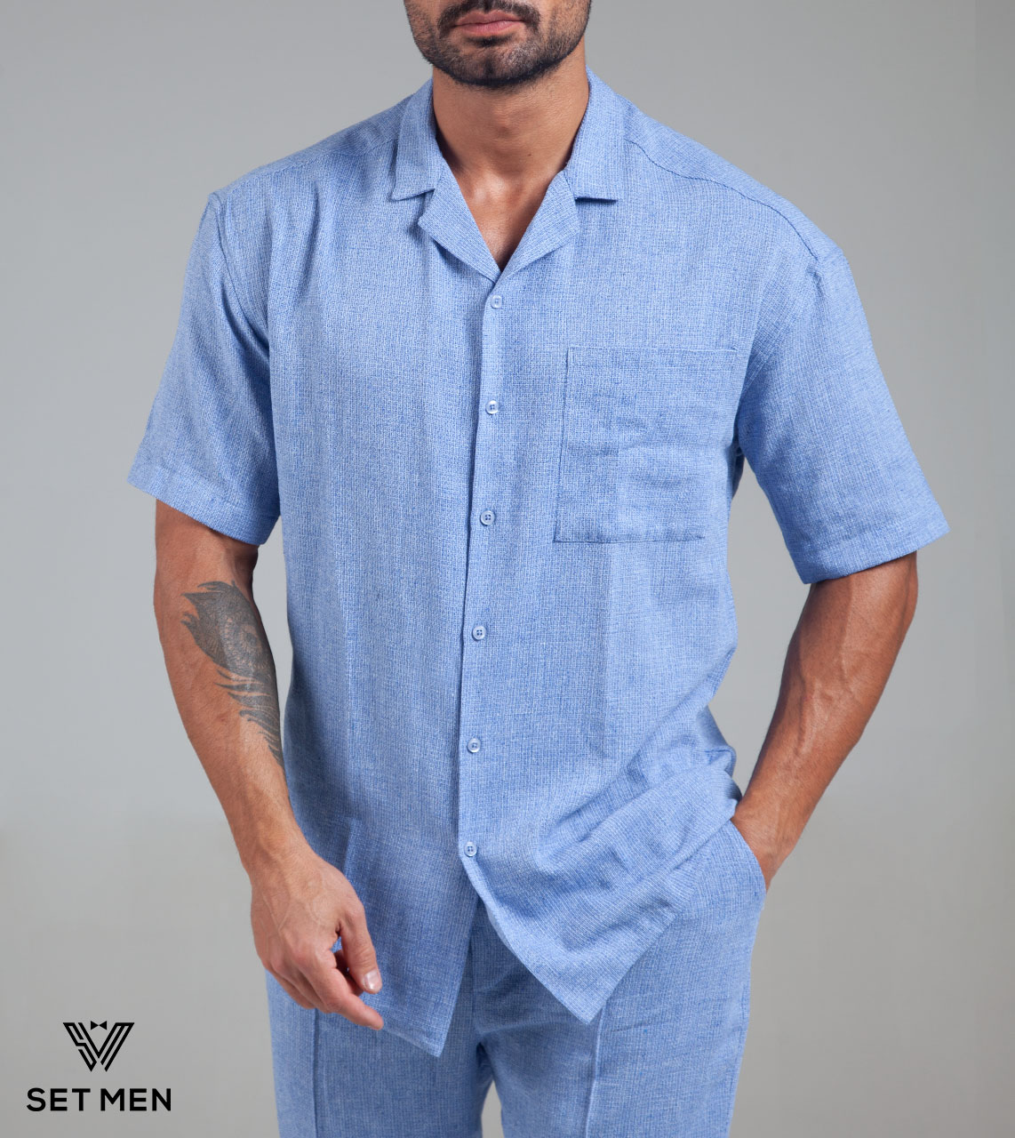 ست پیراهن و شلوار کنفی