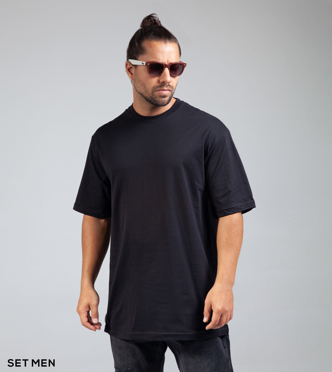 تیشرت یقه گرد ساده