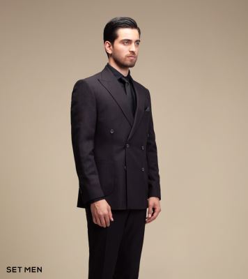 کت و شلوار دیپلمات دبل برست