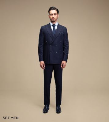 کت و شلوار دیپلمات دبل برست