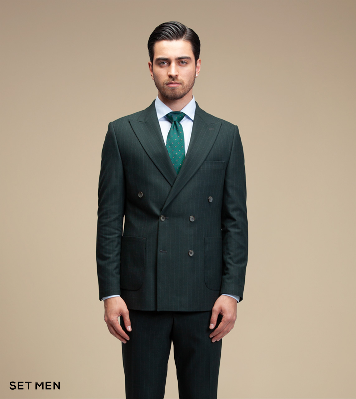 کت و شلوار دیپلمات دبل برست