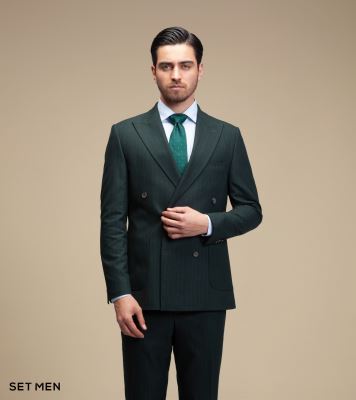 کت و شلوار دیپلمات دبل برست