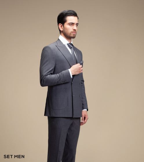 کت و شلوار دیپلمات دبل برست