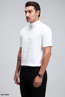 یقه اسکی آستین کوتاه