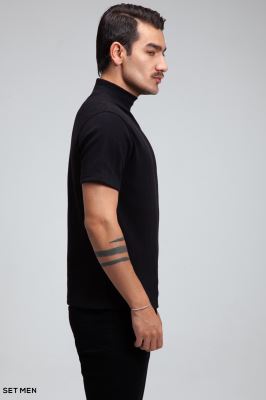 یقه اسکی آستین کوتاه