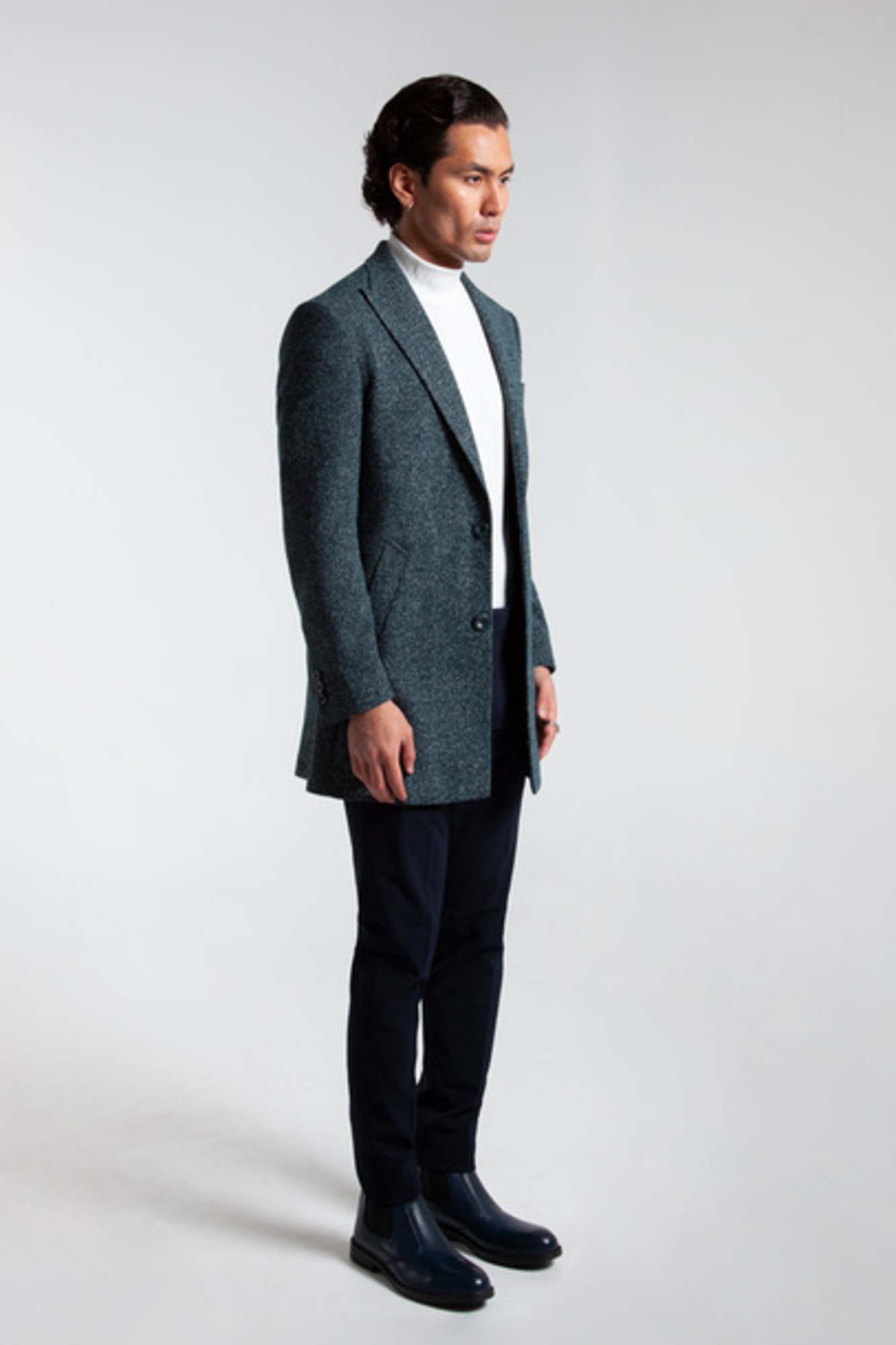 پالتو یقه بلیزر برفکی