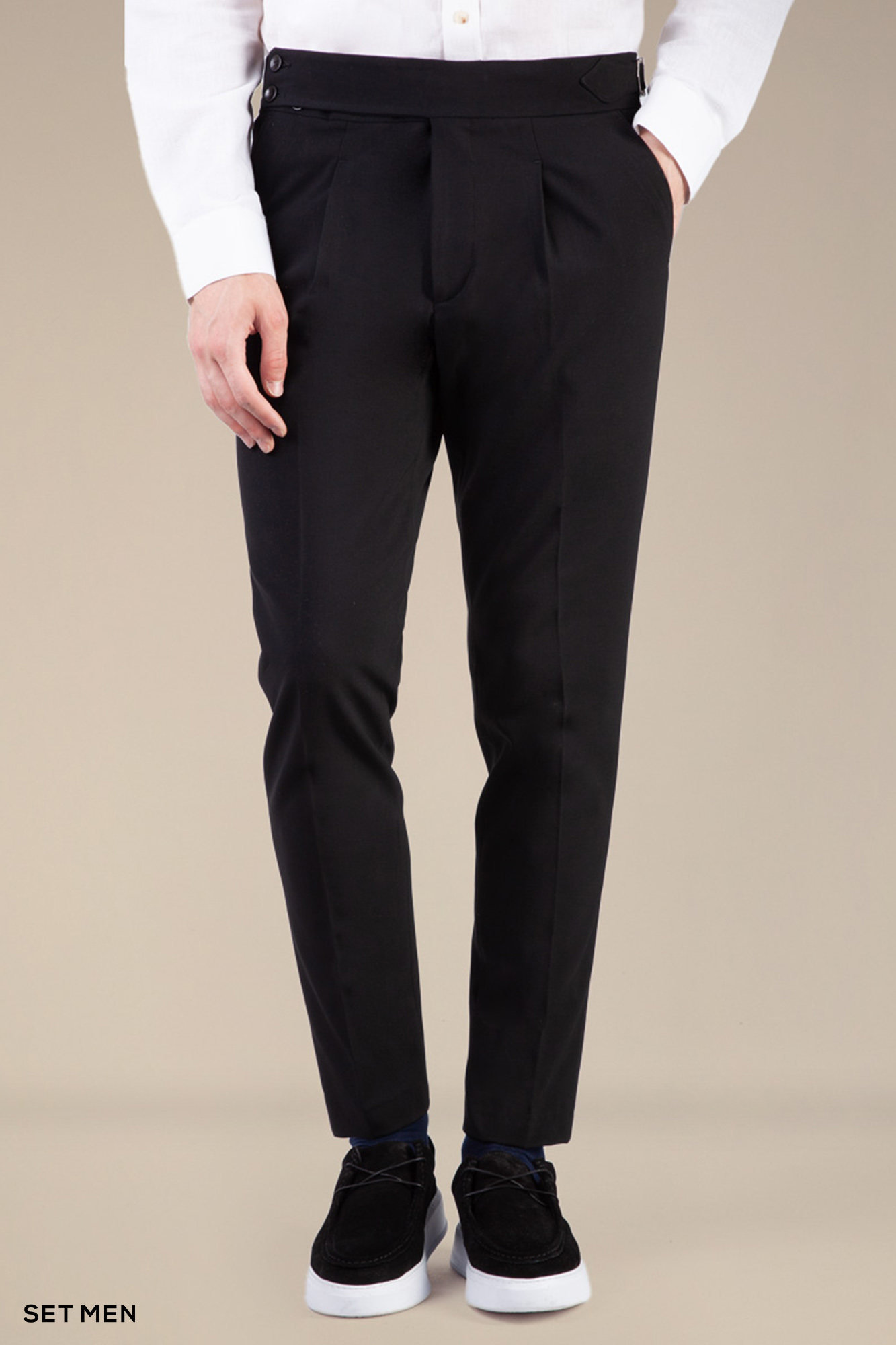 شلوار پارچه ای مردانه کمر ایتالیایی