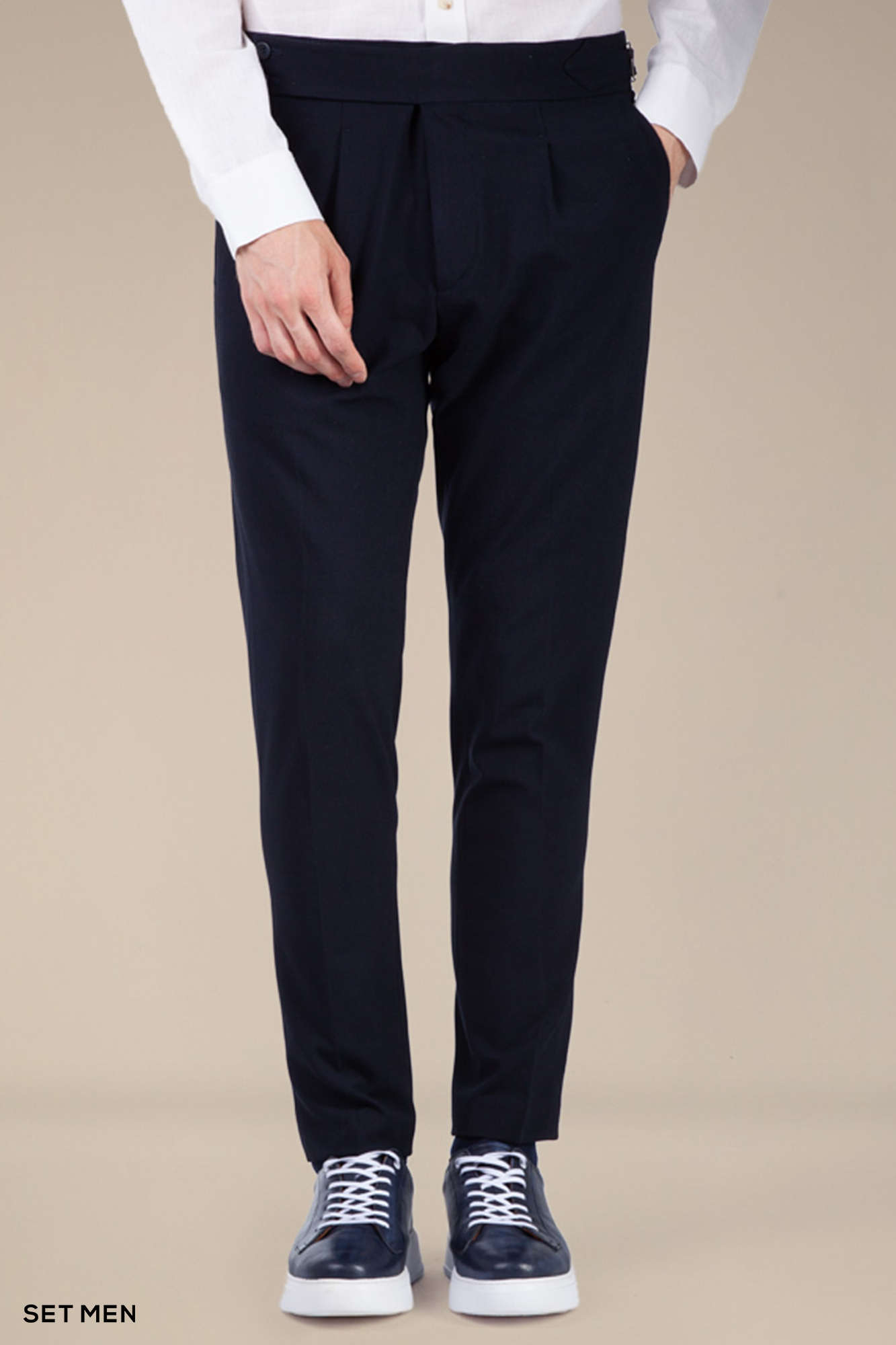 شلوار پارچه ای مردانه کمر ایتالیایی