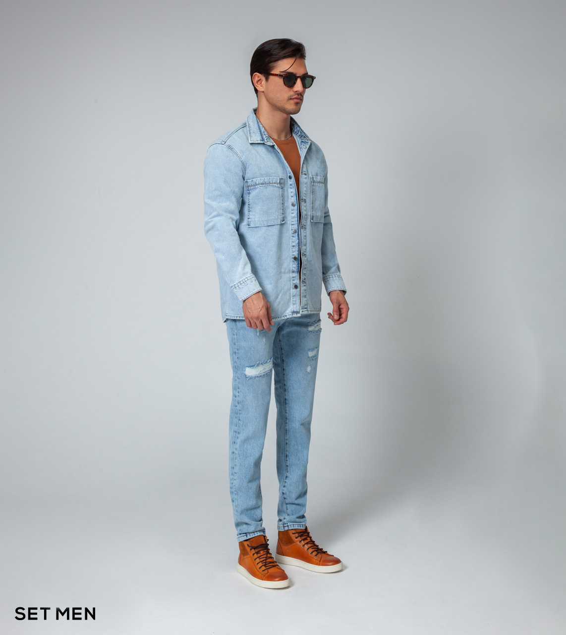 کت جین نازک مردانه