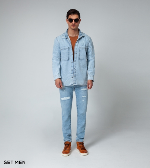کت جین نازک مردانه