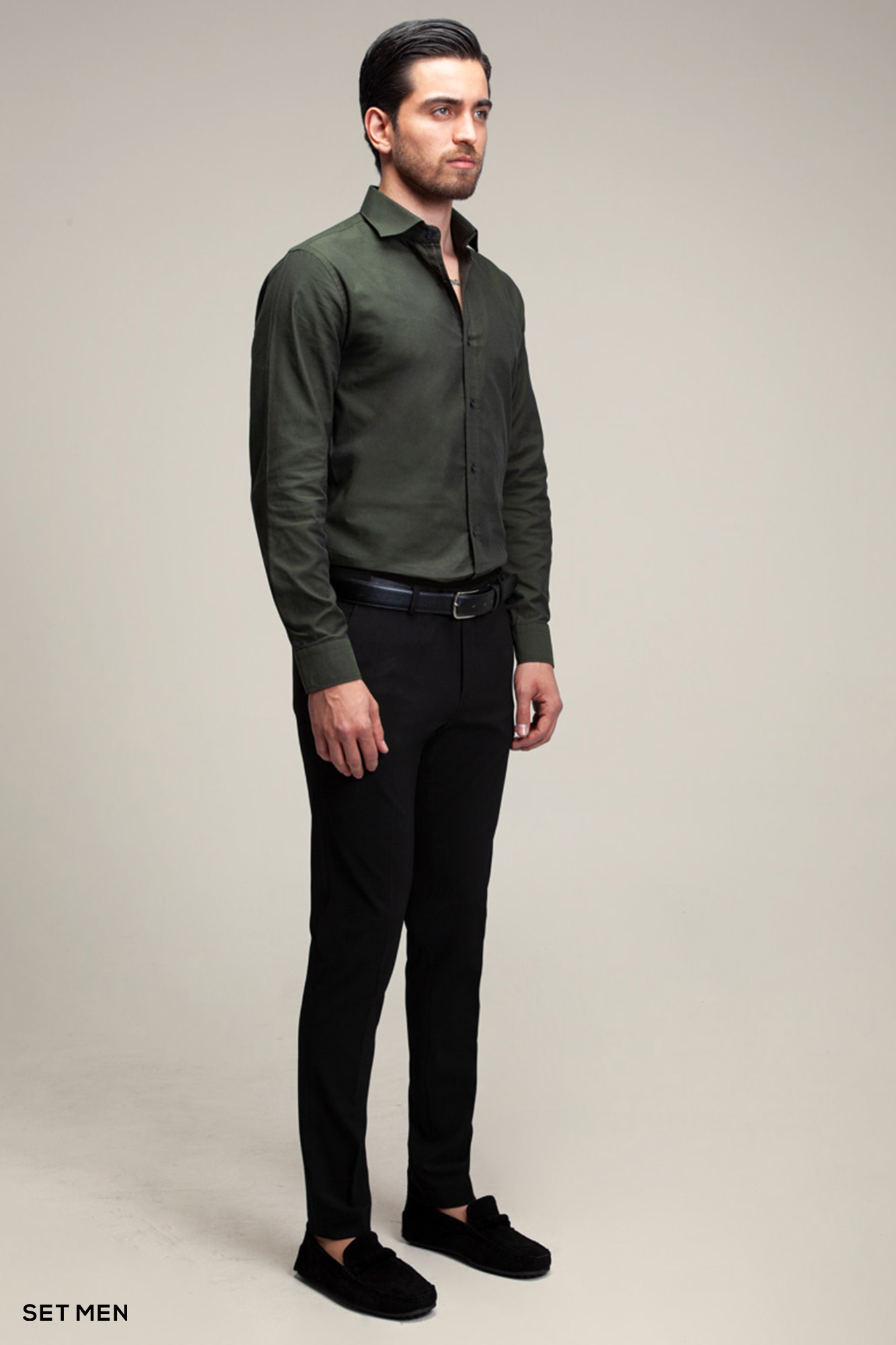 پیراهن مردانه آستین بلند ساده ست من