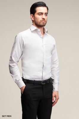 پیراهن مردانه آستین بلند ساده ست من