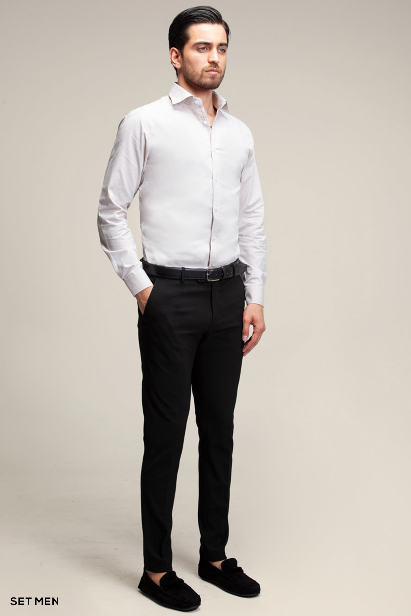 پیراهن مردانه آستین بلند ساده ست من