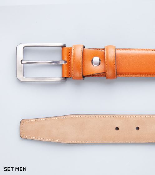 کمربند چرم طبیعی