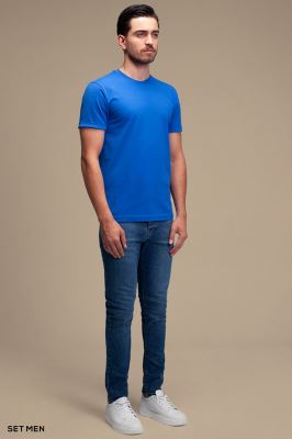 تیشرت مردانه یقه گرد آستین کوتاه