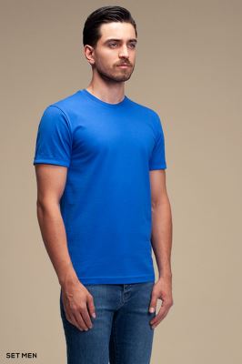 تیشرت مردانه یقه گرد آستین کوتاه