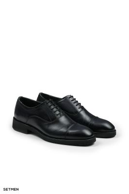 کفش مردانه چرم کلاسیک بنددار