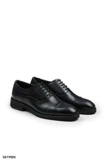کفش مردانه چرم کلاسیک بنددار