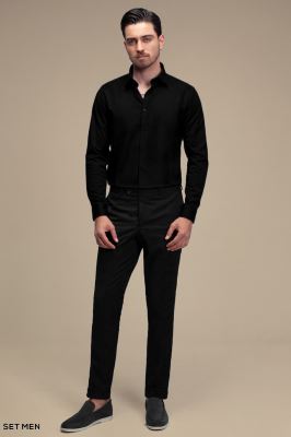 پیراهن مردانه ساده آستین بلند ست من