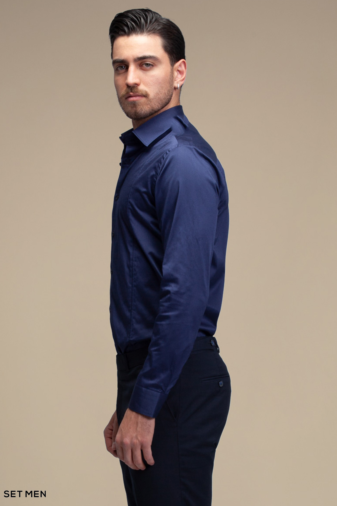 پیراهن مردانه ساده آستین بلند ست من