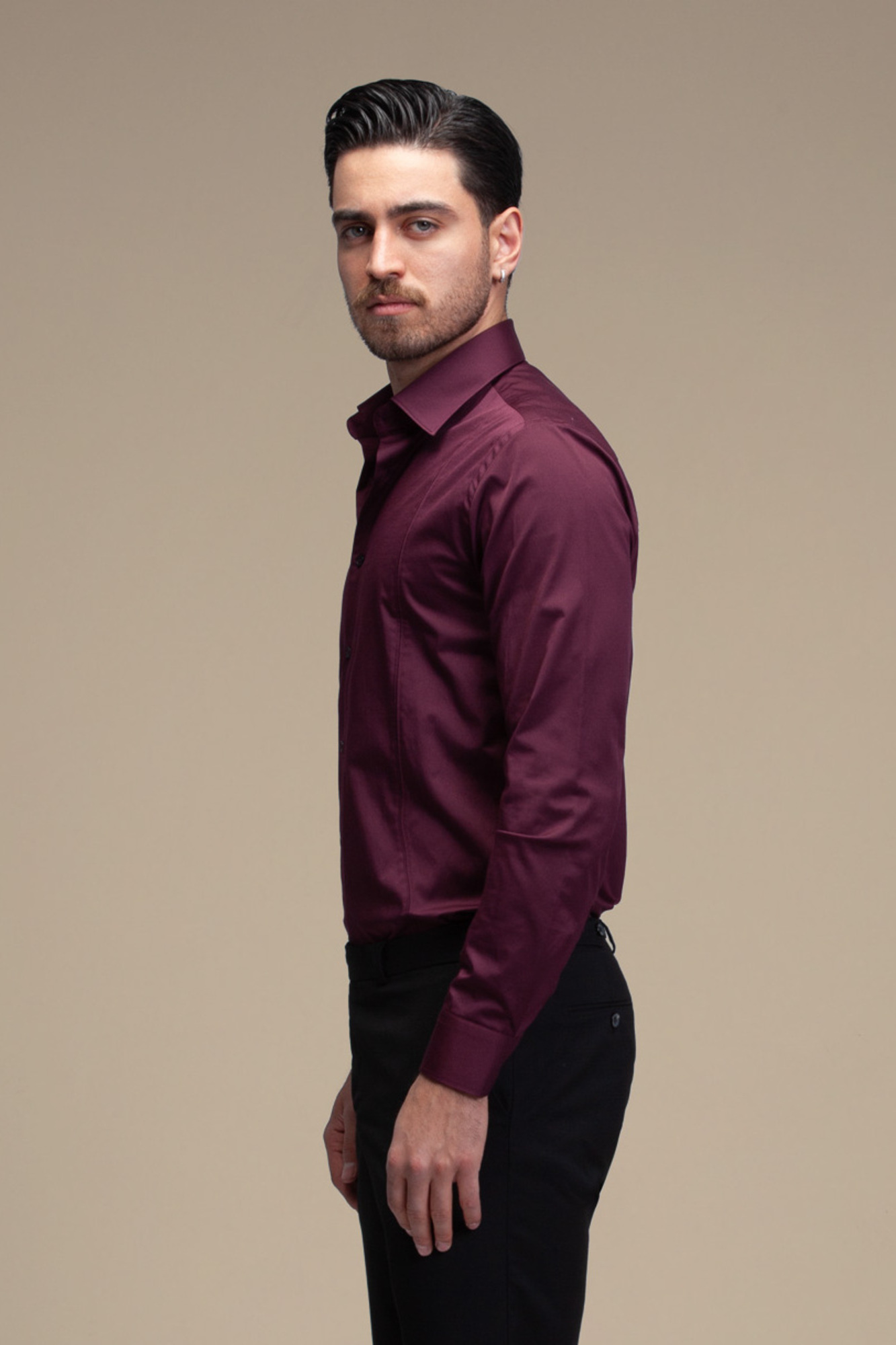 پیراهن مردانه ساده آستین بلند ست من