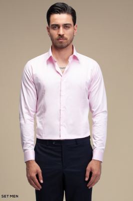 پیراهن مردانه ساده آستین بلند ست من