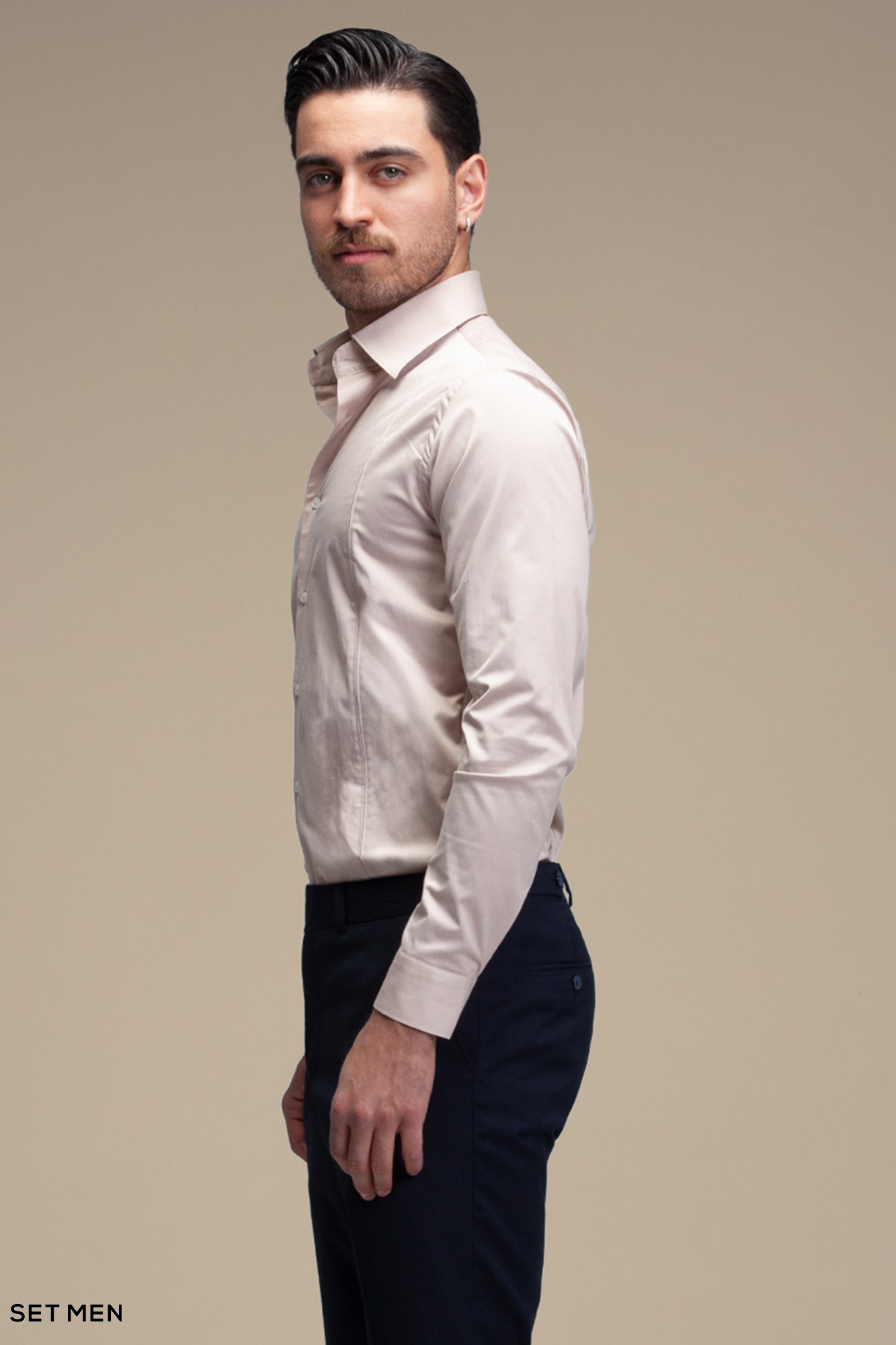 پیراهن مردانه ساده آستین بلند ست من