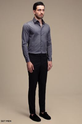 پیراهن مردانه ساده آستین بلند ست من