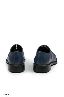 کفش مردانه چرم کلاسیک بنددار