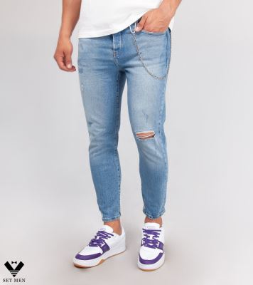 شلوار رگولار زاپ دار