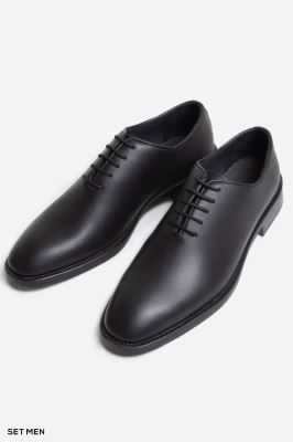 کفش مردانه چرم کلاسیک بنددار