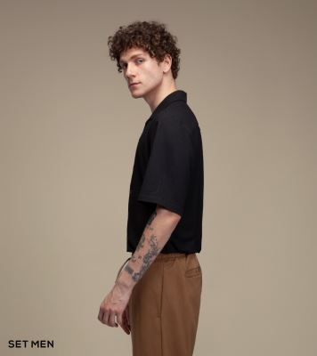 پیراهن مردانه آستین کوتاه کنفی