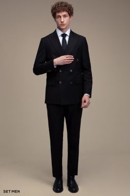 کت و شلوار دو تکه دبل برست
