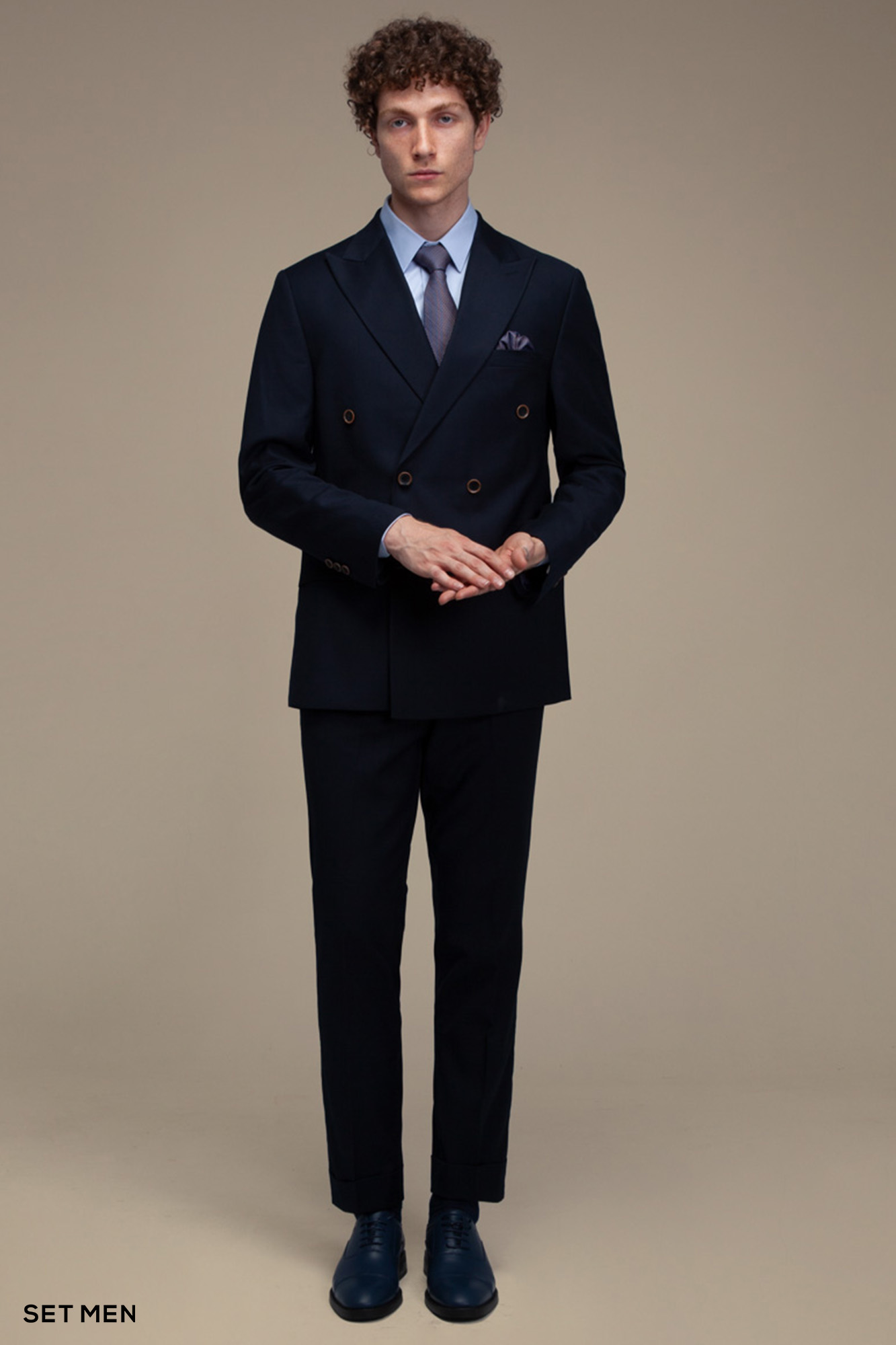 کت و شلوار دو تکه دبل برست