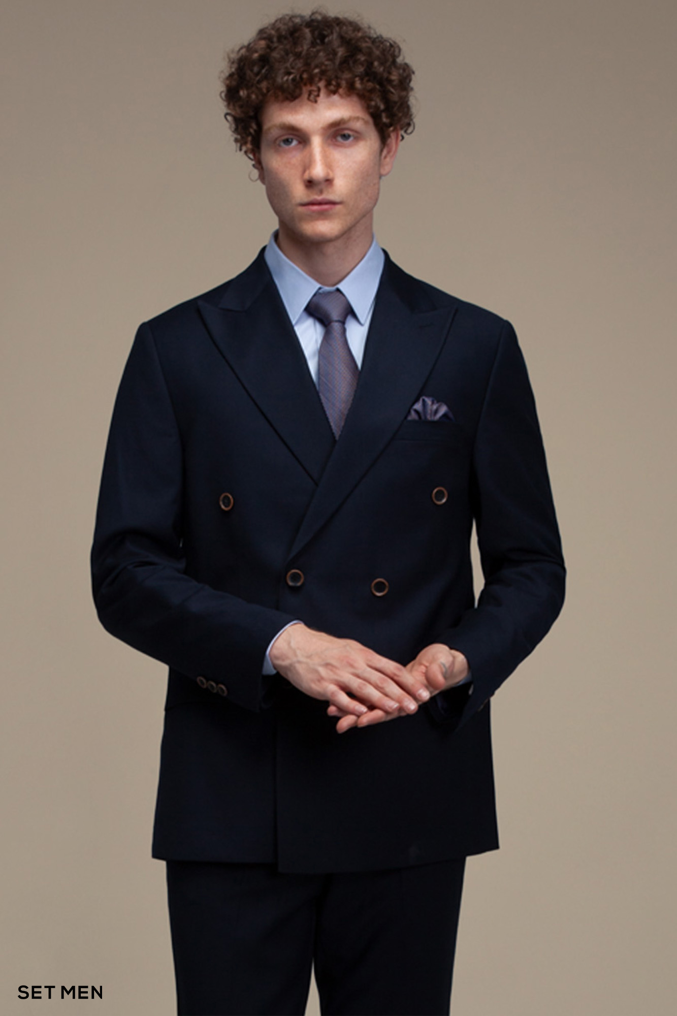 کت و شلوار دو تکه دبل برست