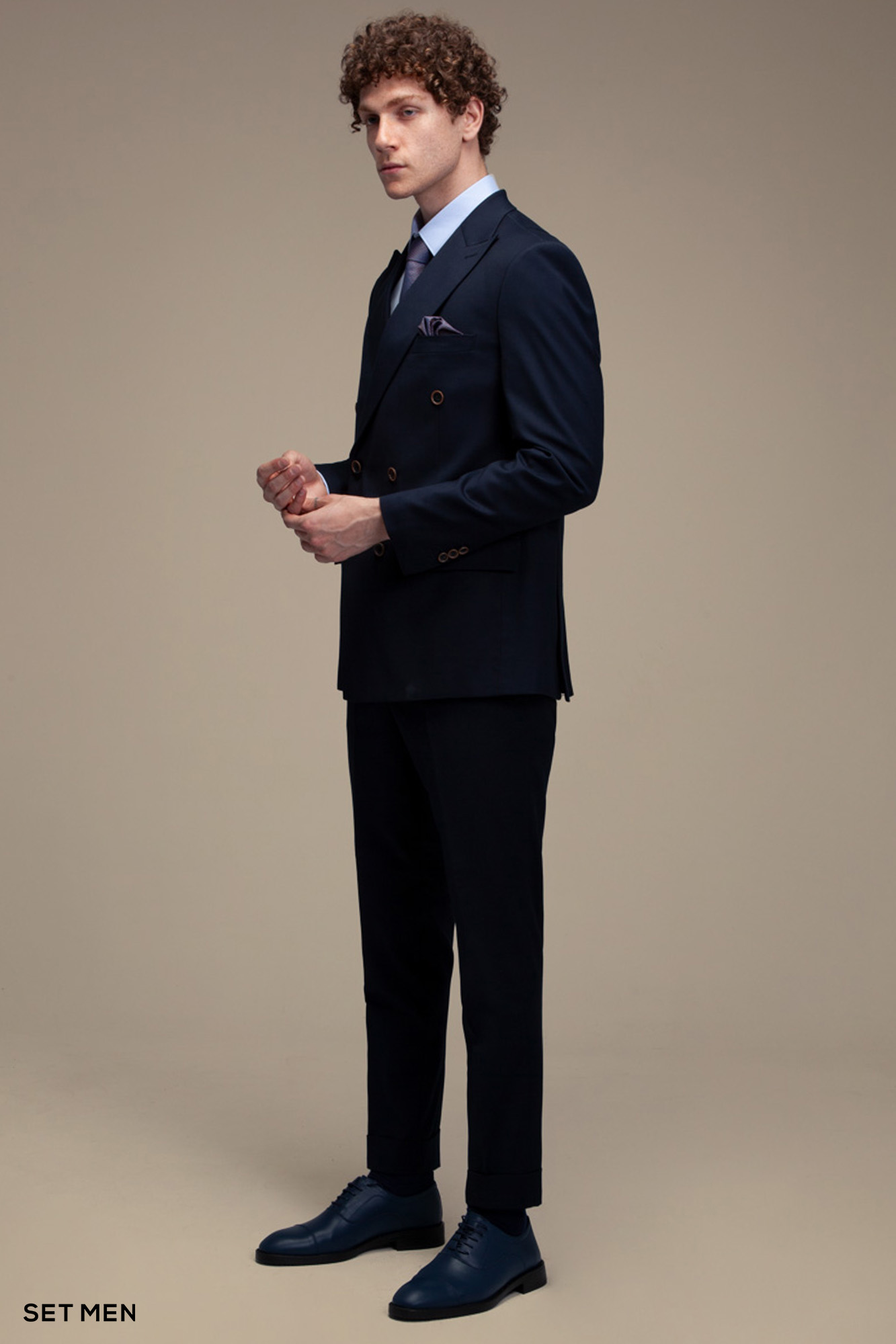 کت و شلوار دو تکه دبل برست