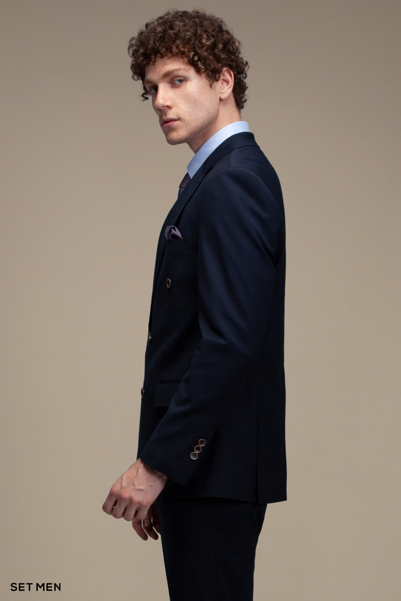 کت و شلوار دو تکه دبل برست