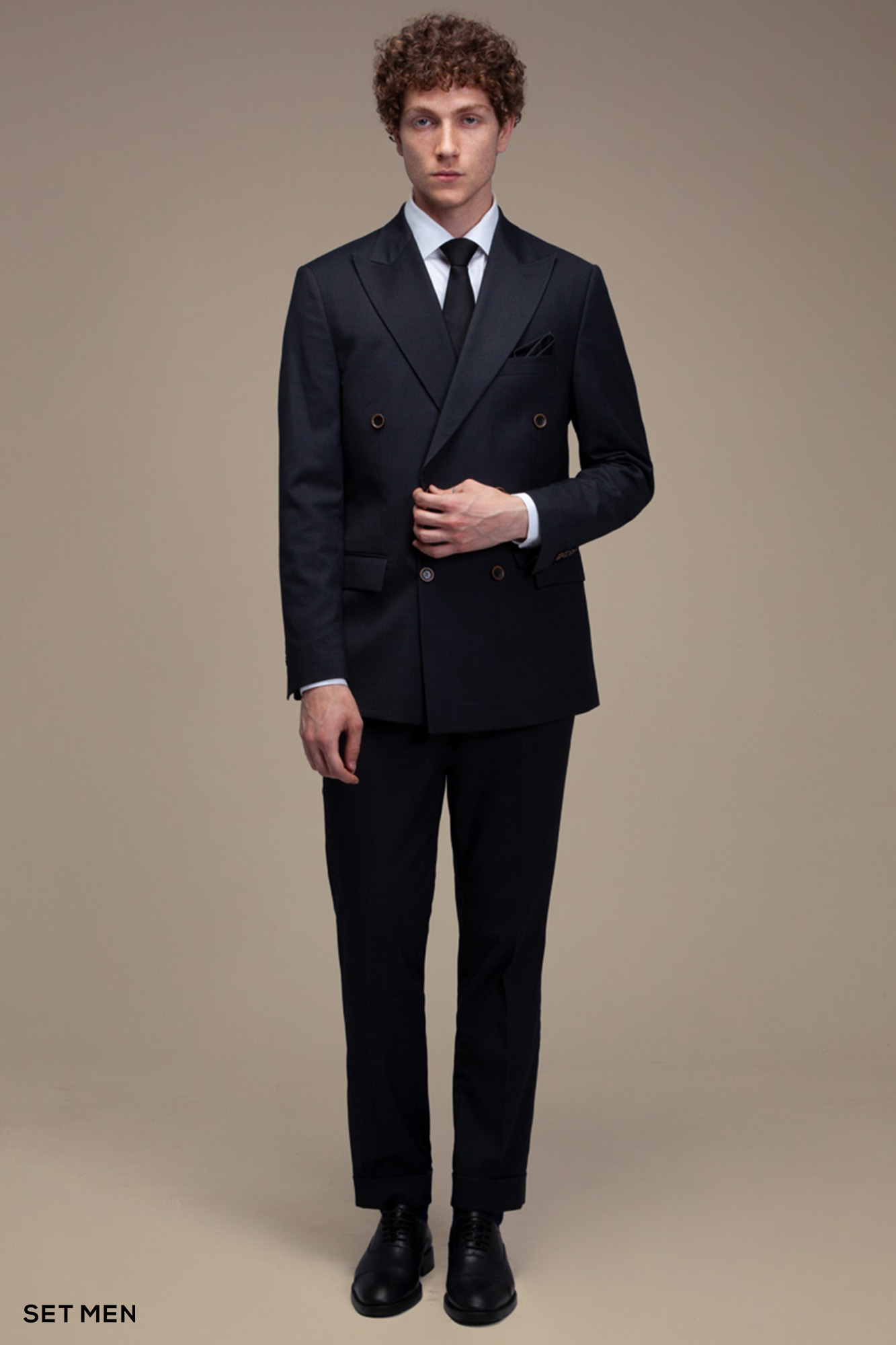 کت و شلوار دو تکه دبل برست