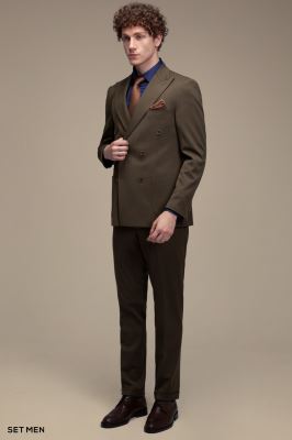 کت و شلوار دو تکه دبل برست