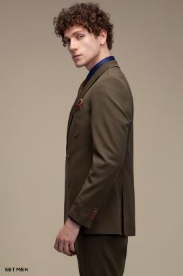 کت و شلوار دو تکه دبل برست