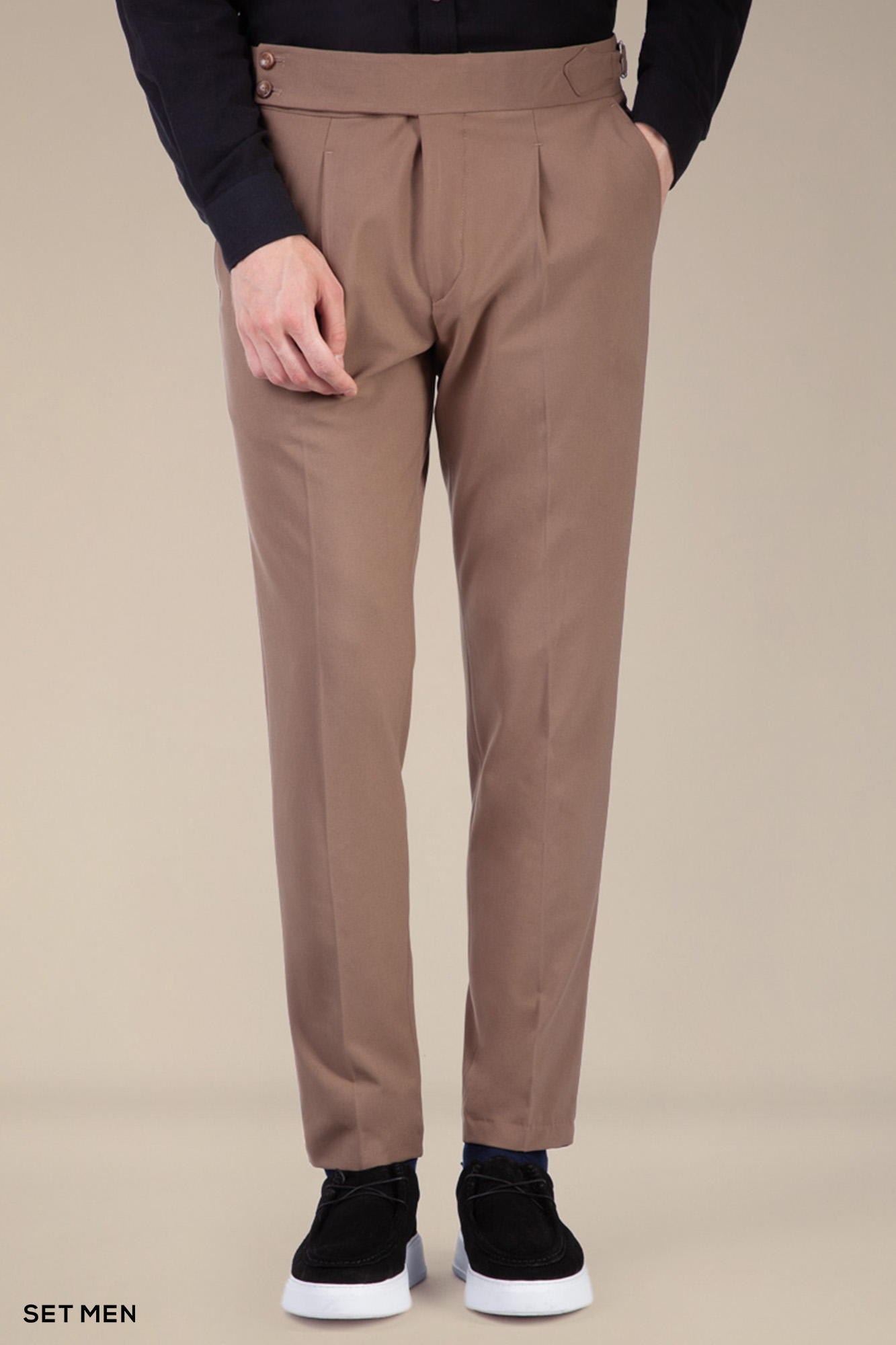 شلوار پارچه ای مردانه کمر ایتالیایی