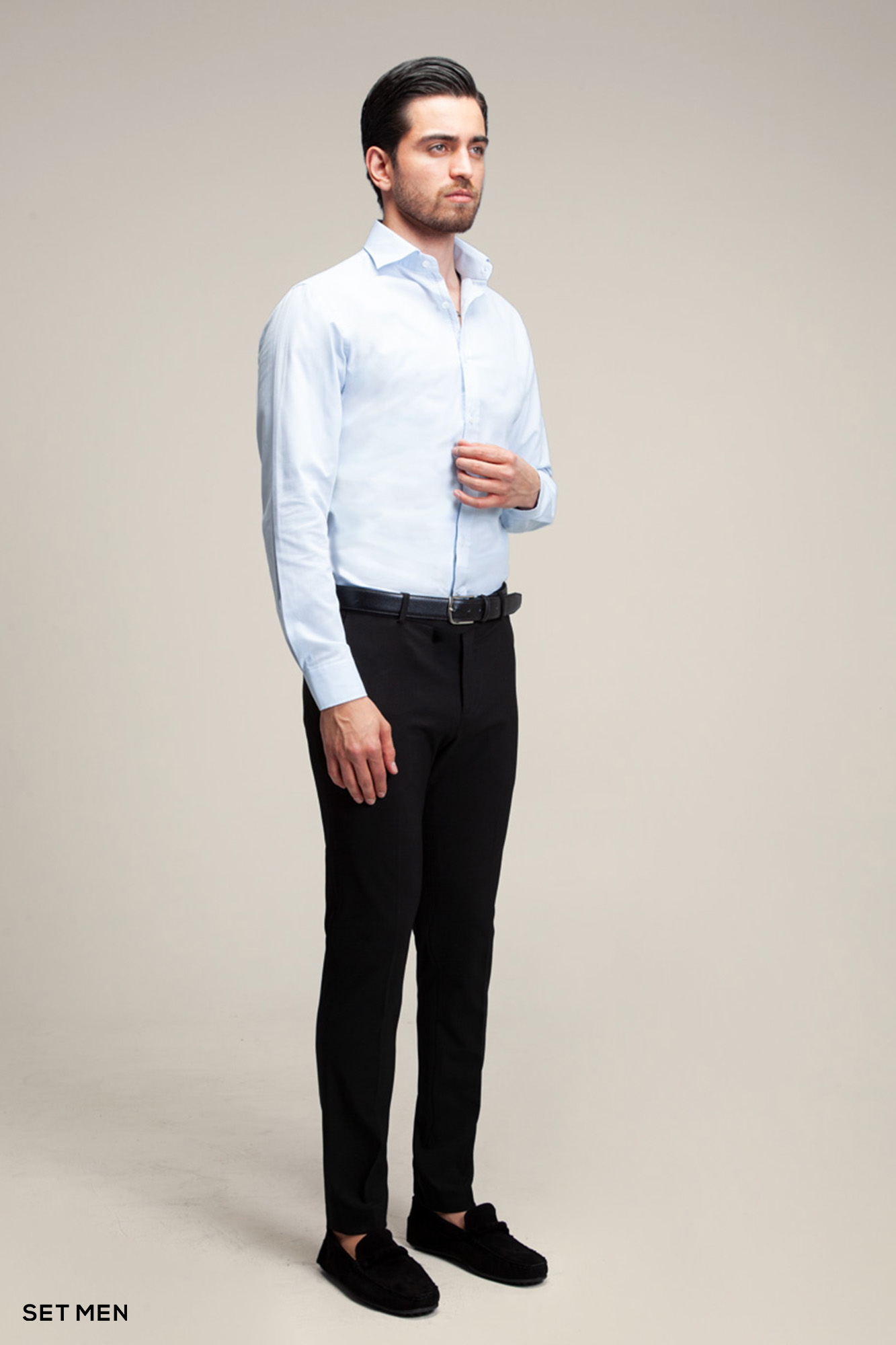 پیراهن مردانه آستین بلند ساده ست من