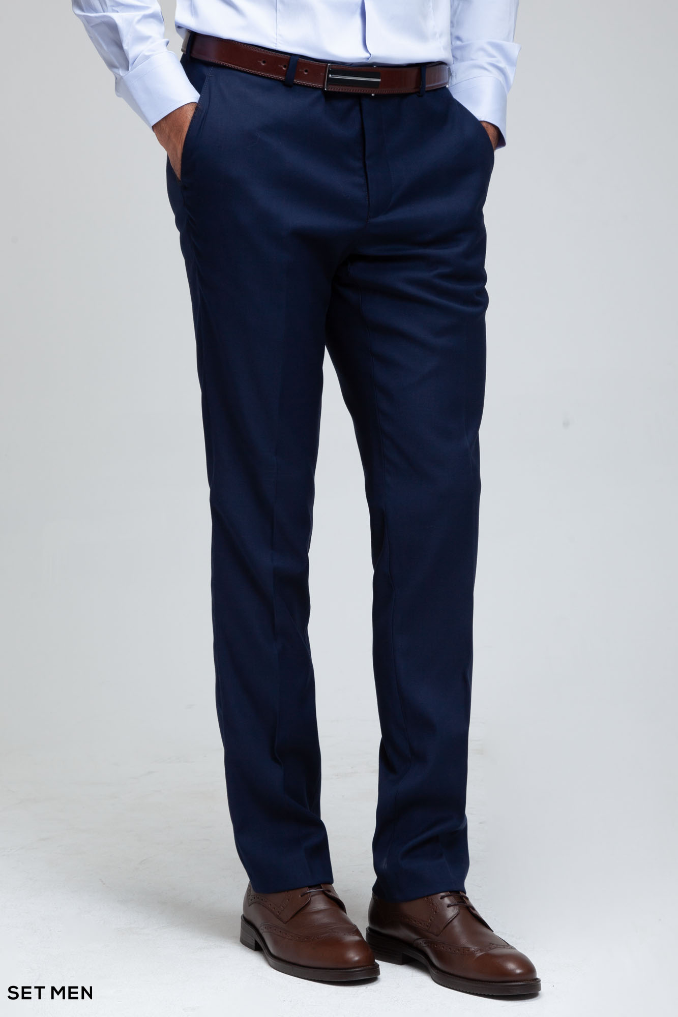 کت و شلوار مردانه سه تکه یقه بلیزر دو دکمه دو چاک