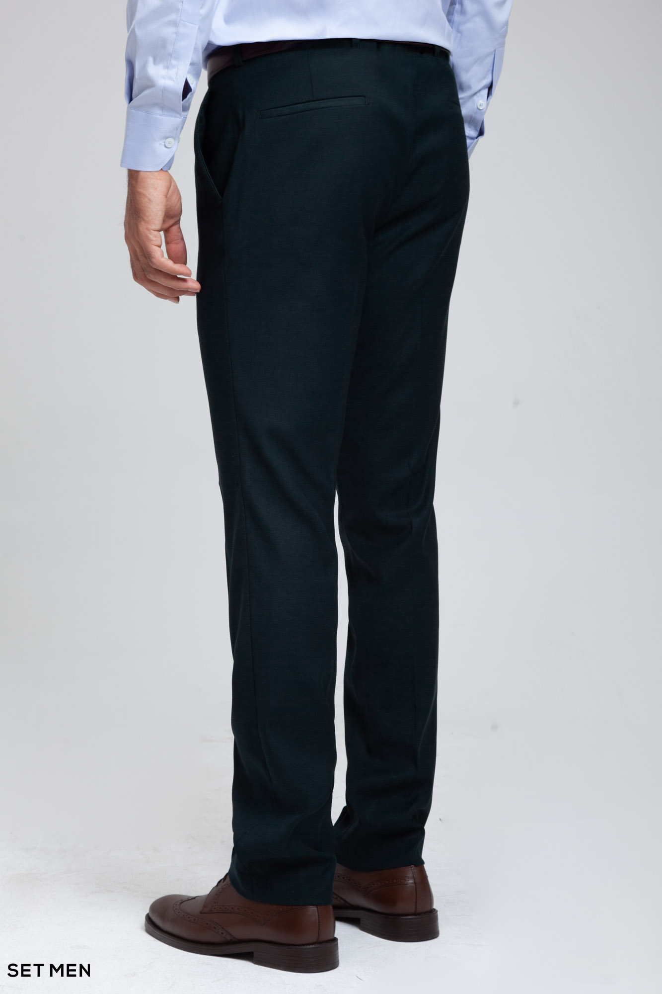 کت و شلوار مردانه سه تکه یقه بلیزر دو دکمه دو چاک